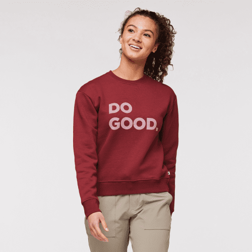 1200x1200png F23WDoGoodOrganicCrewSweatshirtBurgundy 2