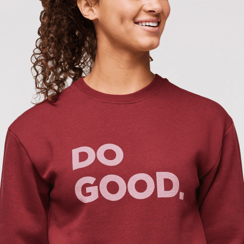 1200x1200png F23WDoGoodOrganicCrewSweatshirtBurgundy 5