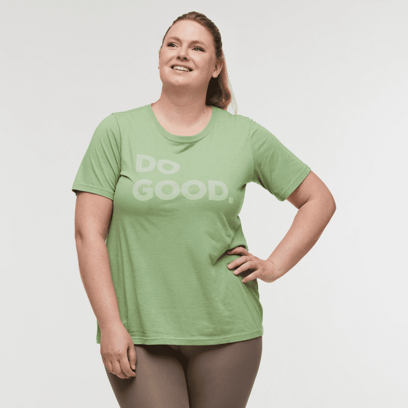 Do Good T-Shirt - Women's, Aspen, Model Jennifer