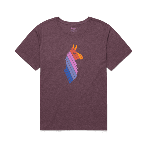 1200x1200png F23WLlamaStripesOrganicTShirtPlusSizeWine 3X F