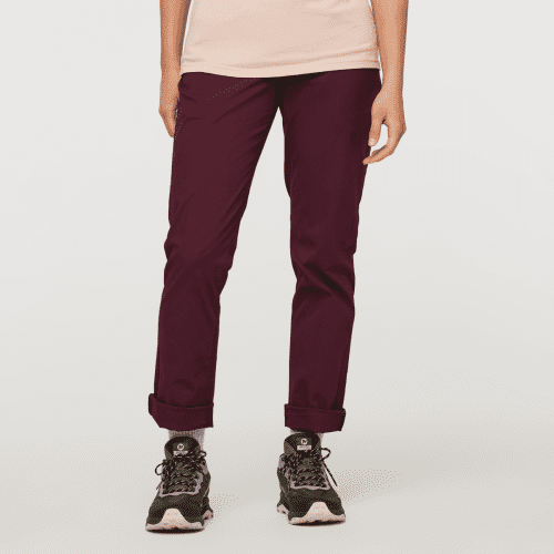 Salto Ripstop Pant - Women's, Wine, Model London