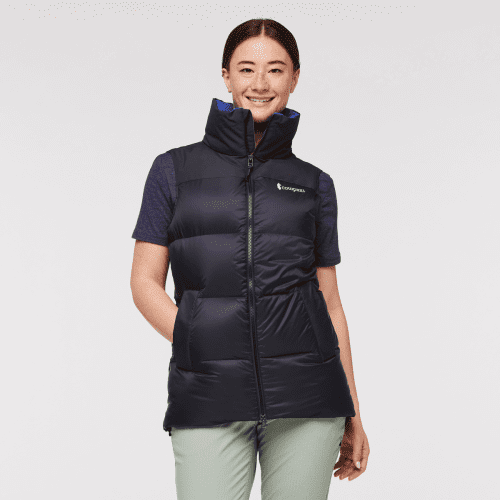 Solazo Down Vest - Women's, Cotopaxi Black, Model Aya