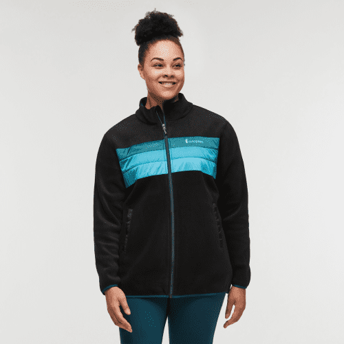 Teca Fleece Full-Zip Jacket - Women's, Dive In, Model Brianna