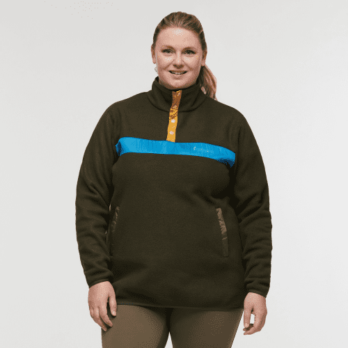 Teca Fleece Pullover - Women's, Pine Tree, Model Jennifer