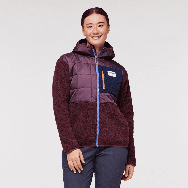 Trico Hybrid Jacket - Women's, Wine, Model Aya