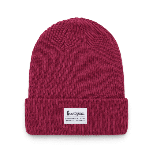 Wharf Beanie - Cotopaxi Patch, Burgundy