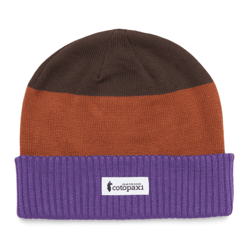 Alto Beanie, Black Violet/Rusty, Detail