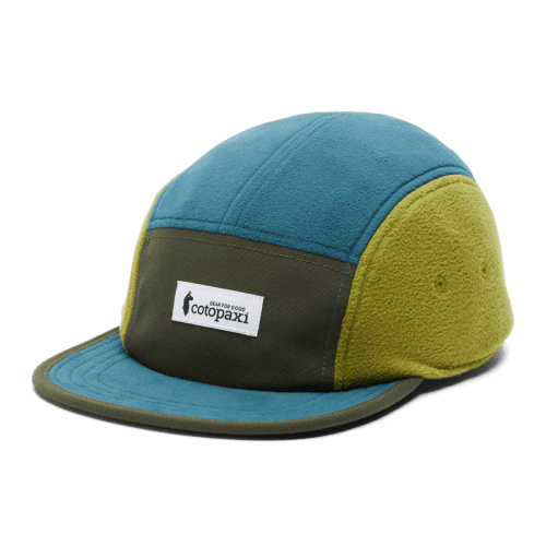 Fleece 5-Panel Hat, Woods/Abyss, Detail