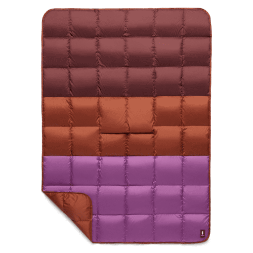 Fuego Down Blanket - Single, Chestnut Stripes