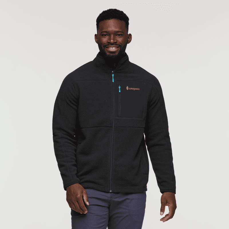 Abrazo Fleece Full-Zip Jacket - Men's, Cotopaxi Black, Model Kirk