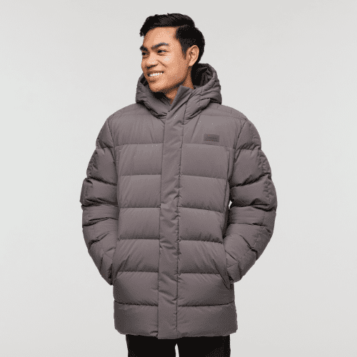 Alivio Down Parka - Men's, Cinder, Model Justin