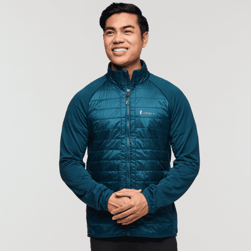 Capa Hybrid Insulated Jacket - Men's, Abyss, Model Justin