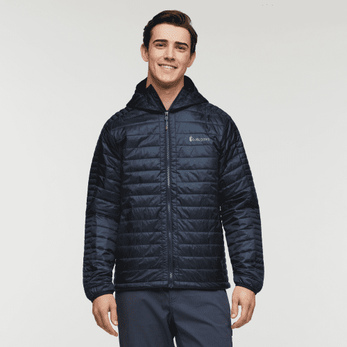 Capa Insulated Hooded Jacket - Men's, Carbon, Model Kellan