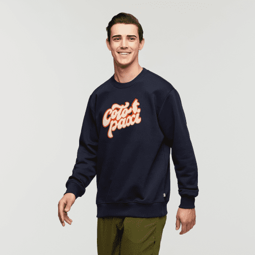 Coto-Patch Crew Sweatshirt - Men's, Carbon, Model Kellan