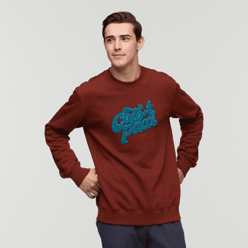 Coto-Patch Crew Sweatshirt - Men's, Rusty, Model Kellan