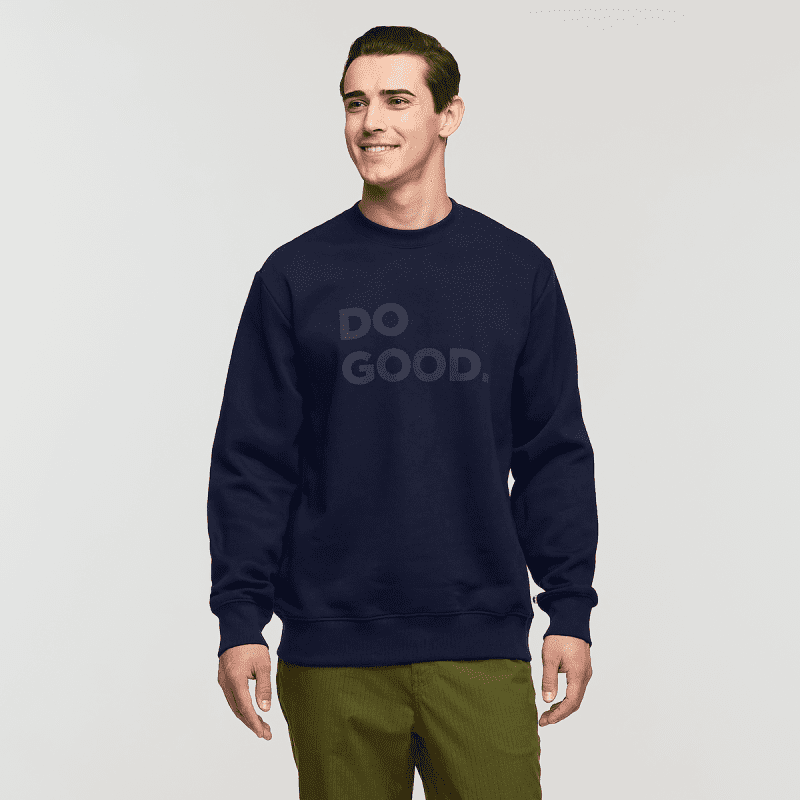 Do Good Crew Sweatshirt - Men's, Maritime, Model Kellan