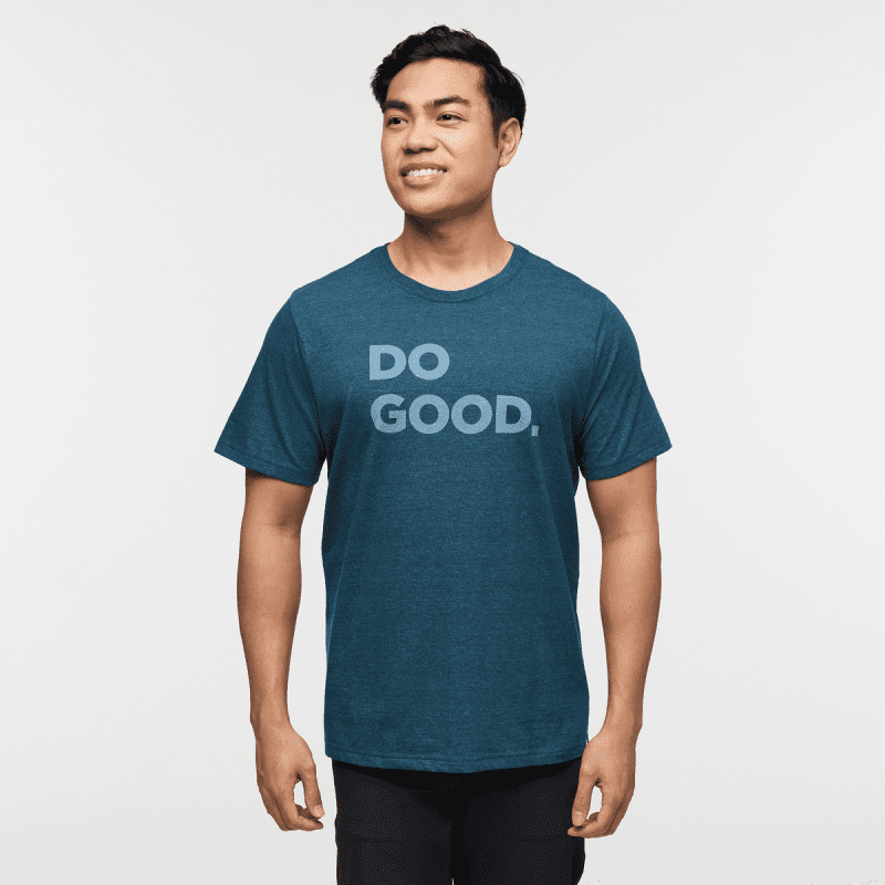 Do Good T-Shirt - Men's, Abyss, Model Justin