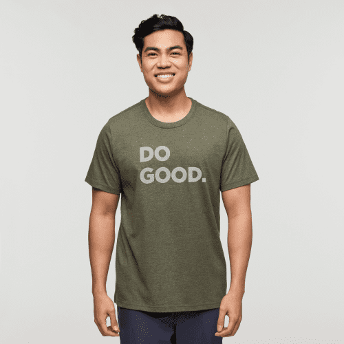 Do Good T-Shirt - Men's, Fatigue, Model Justin