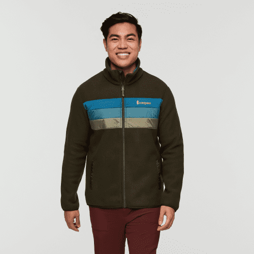 Teca Fleece Full-Zip Jacket - Men's, Happy Hiker, Model Justin