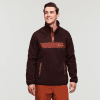 Teca Fleece Pullover - Men's, Cowboy Coffee, Model Kellan