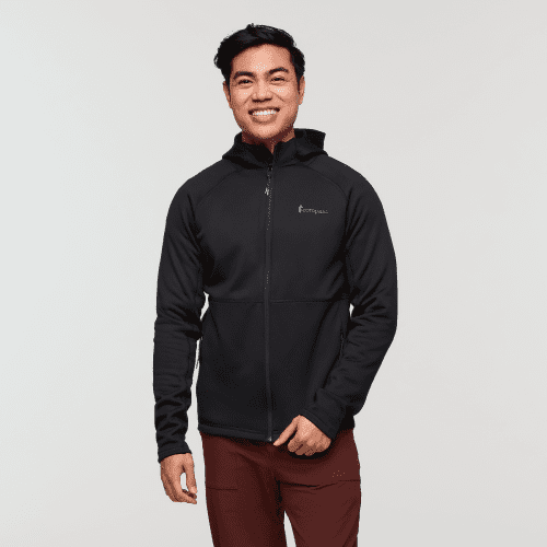 Tempa Fleece Hooded Jacket - Men's, Cotopaxi Black, Model Justin