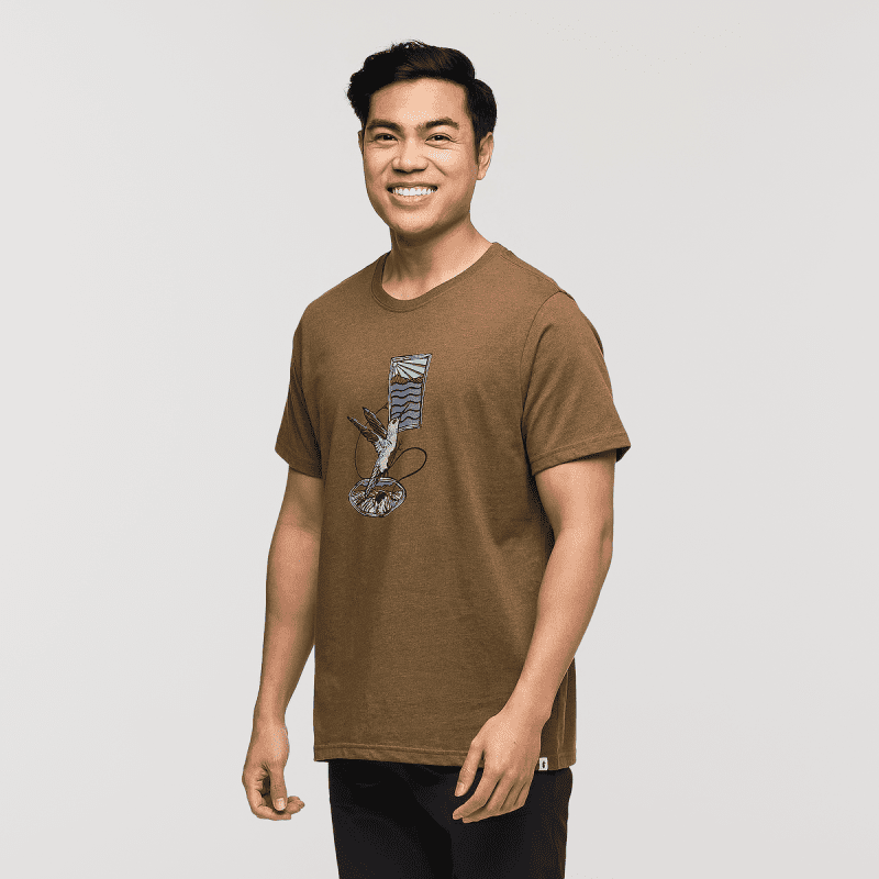 Topa T-Shirt - Men's, Live Oak, Model Justin