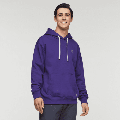 Up and Up Pullover Hoodie - Men's, Black Violet, Model Kellan