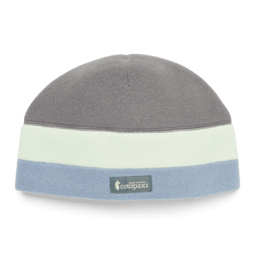 Teca Fleece Beanie, Cinder, Detail