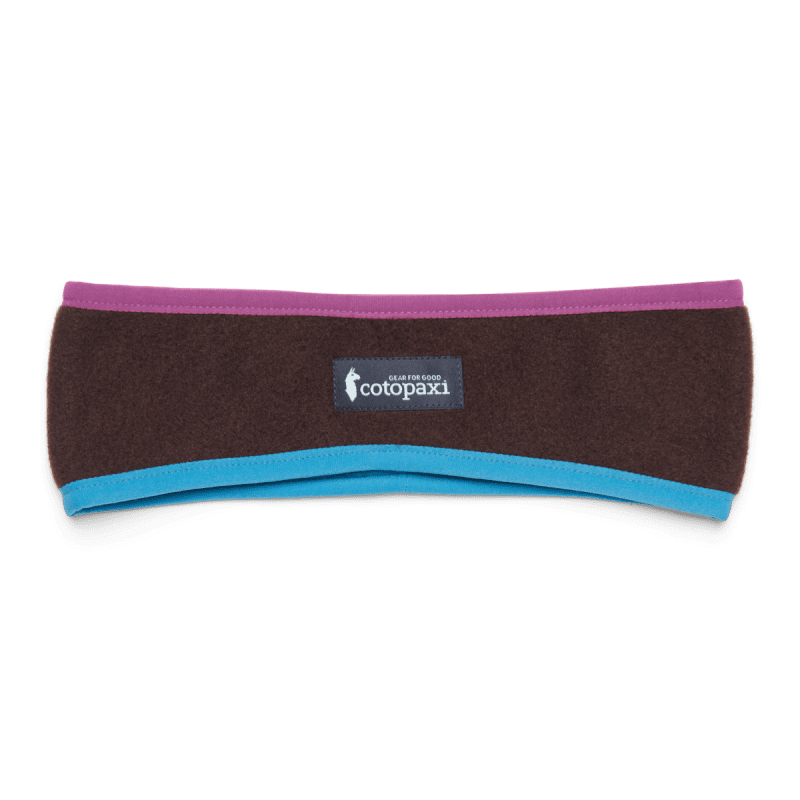 Teca Fleece Headband, Rusty, Detail