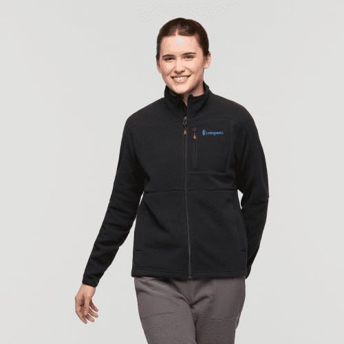 Abrazo Fleece Full-Zip Jacket - Women's, Cotopaxi Black, Model Kathleen