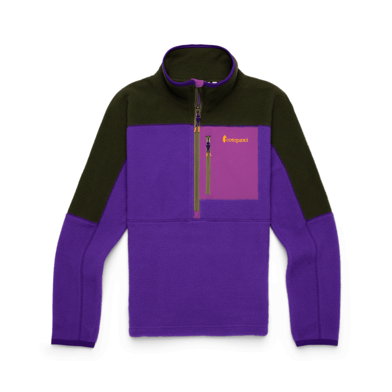 1200x1200png F24WAbrazoFleeceHalfZipJacketWoodsandBlackViolet F