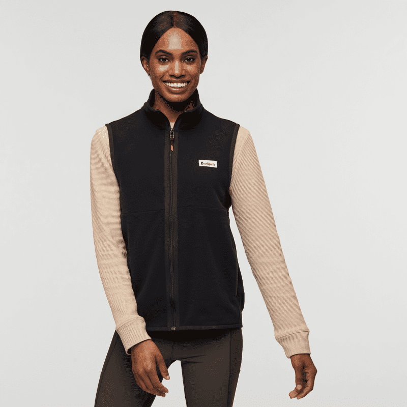 Amado Fleece Vest - Women's, Cotopaxi Black, Model Sydney