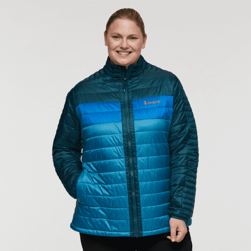 Capa Insulated Jacket - Women's, Abyss/Lake, Model Nicole