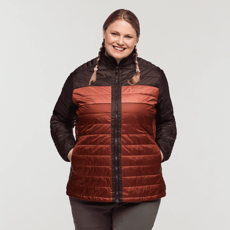 Capa Insulated Jacket - Women's, Coffee/Rusty, Model Nicole