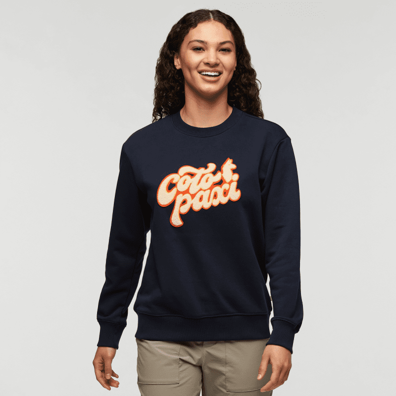 Coto-Patch Crew Sweatshirt - Women's, Carbon, Model London