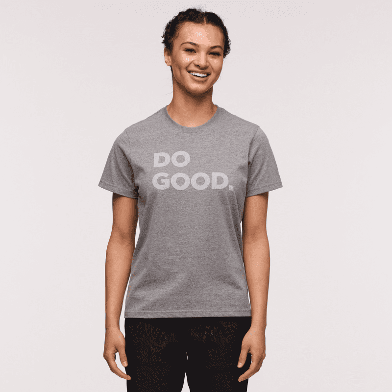 Do Good T-Shirt - Women's, Heather Grey, Model London