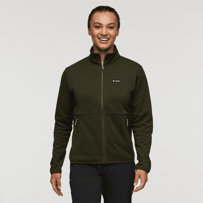 Envo Fleece Full-Zip Jacket - Women's, Heather Woods, Model London