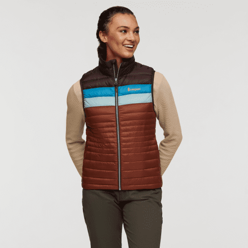 Fuego Down Vest - Women's, Coffee/Rusty, Model London