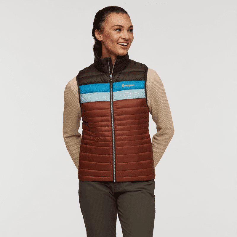 Fuego Down Vest - Women's, Coffee/Rusty, Model London