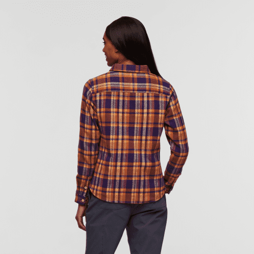 1200x1200png F24WMeroOrganicFlannelShirtBlackVioletPlaid 007