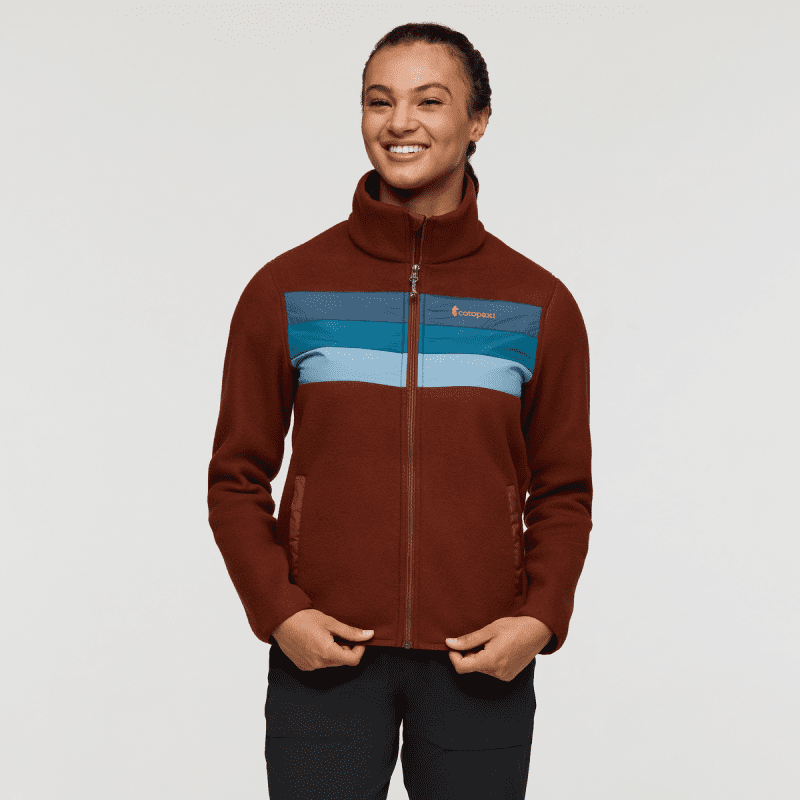 Teca Fleece Full-Zip Jacket - Women's, Copper Coast, Model London