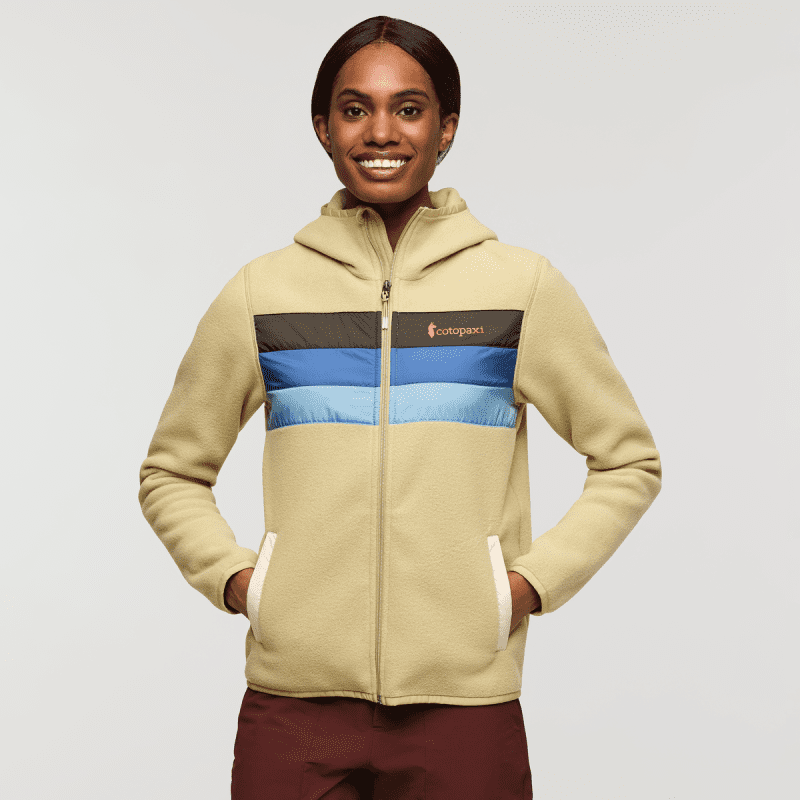 Teca Fleece Hooded Full-Zip Jacket - Women's, A La Playa, Model Sydney