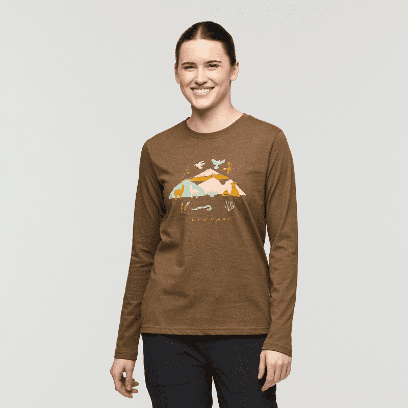 The Solstice Long-Sleeve T-Shirt - Women's, Live Oak, Model Kathleen