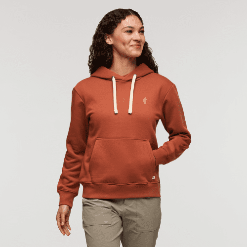 Up and Up Pullover Hoodie - Women's, Faded Brick, Model London