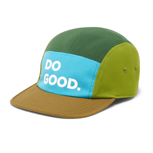 Do Good 5-Panel Hat, Poolside/Oak