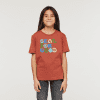 Gear for Good Organic T-Shirt - Kids', Spice, Model Scarlett