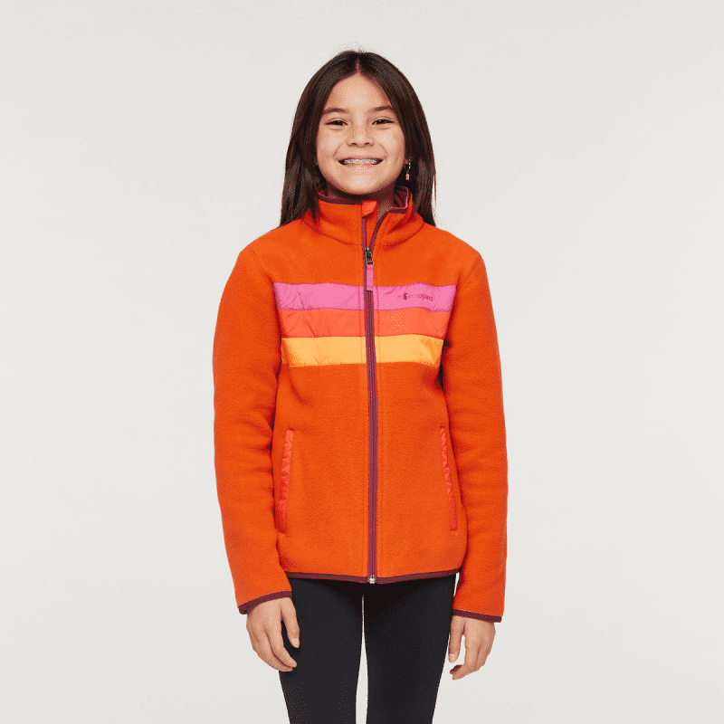 Teca Fleece Jacket - Kids', Sunburn, Model Scarlett