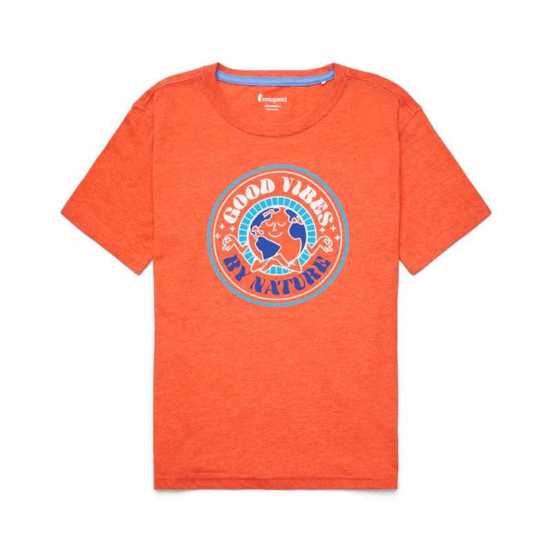 Good Vibes Organic T-Shirt - Kids', Canyon