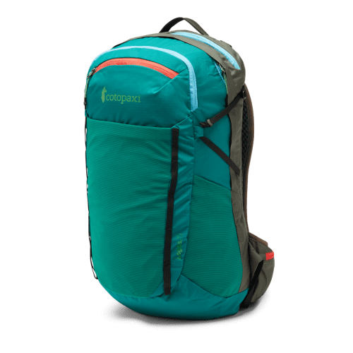 Lagos 25L Hydration Pack, Greenery/Iron, Detail