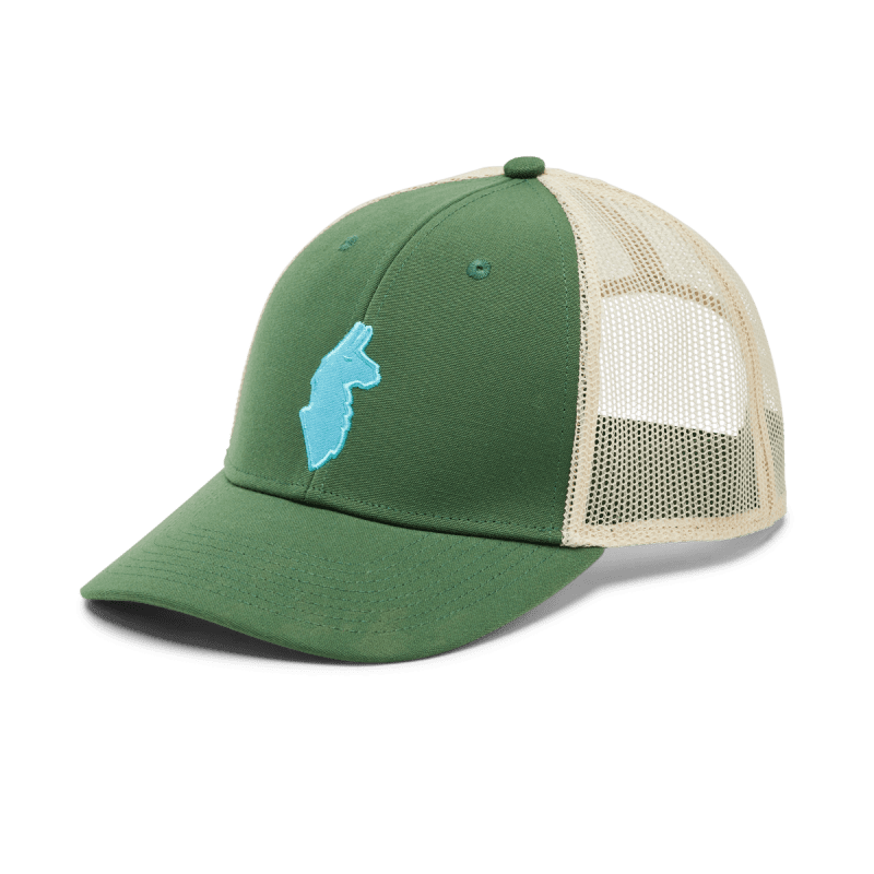 Llama Trucker Hat, Forest